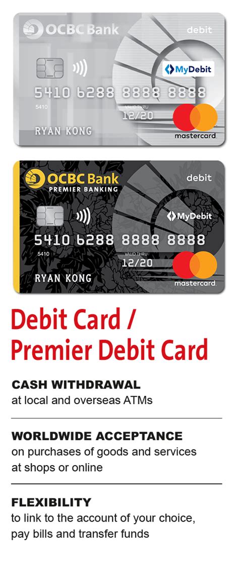 ocbc debit card product page.